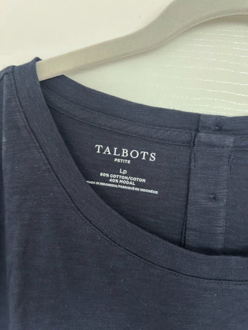 Talbots Navy Top - Picture 2 of 3